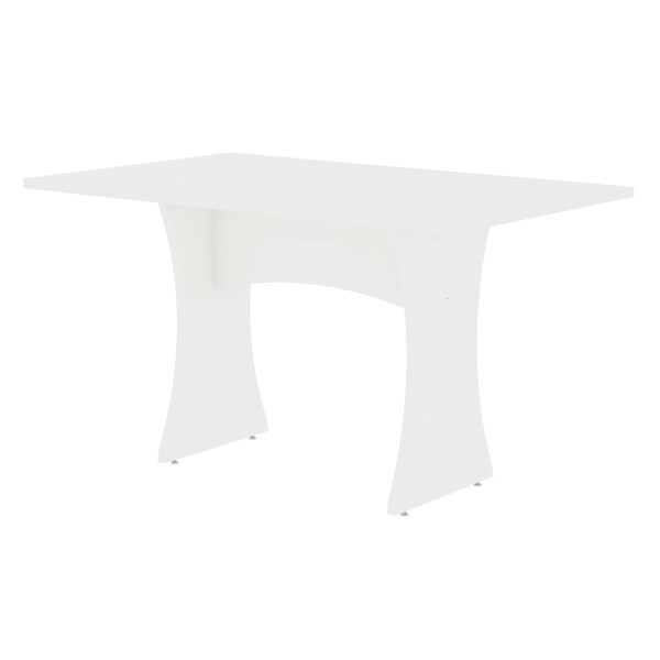 Manhattan Comfort Coney Dining Set of 3 in White - 186GMC1