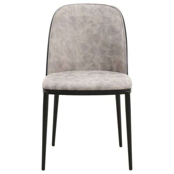 Leisuremod 70.9 in W, 29.5 in L, Manufactured Wood/Steel/Suede Fabric, Black/Charcoal - TT70-CBL18-CH