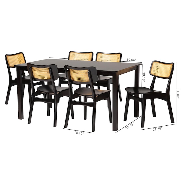 Baxton Studio 59.1" W X 29.1" L X 35.4" H - 241-13413-10519-ZORO