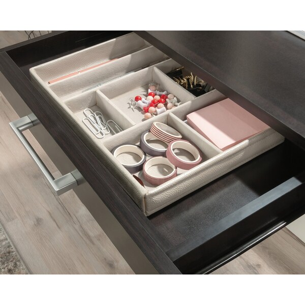 Sauder Beginnings Writing Table, 43.58 in W, 17.48 in L, 28.94 in H, Engineered wood - 410421