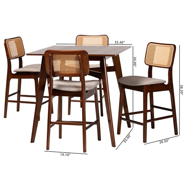 Baxton Studio 35.4" W X 36" L X 35.4" H - 235-13300-13285-ZORO