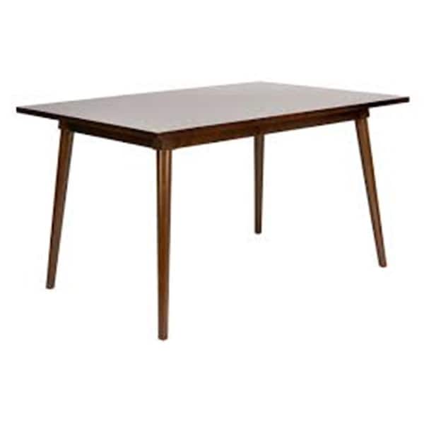 Safavieh Tia Rectangle Dining Table, Walnut - 30.3 x 55 x 36 in. - DTB9201A