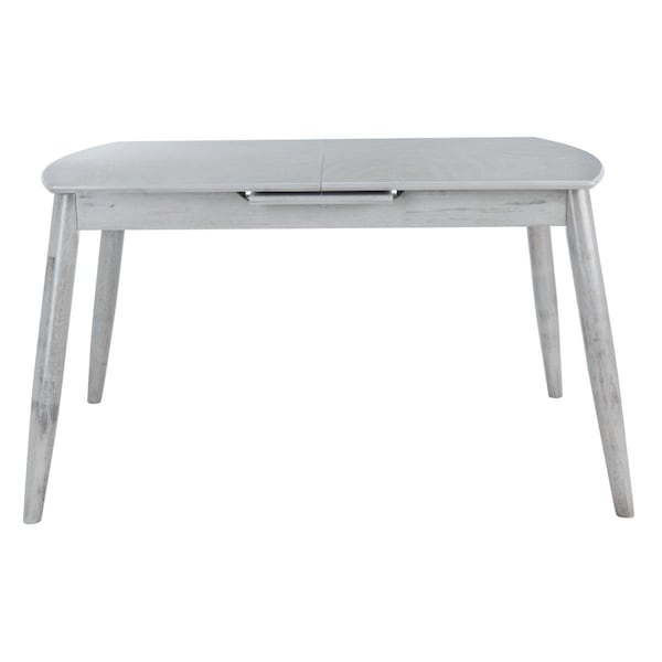 Safavieh Kyoga Auto Mechanism Extension Dining Tables, Dark Grey - DTB1400B