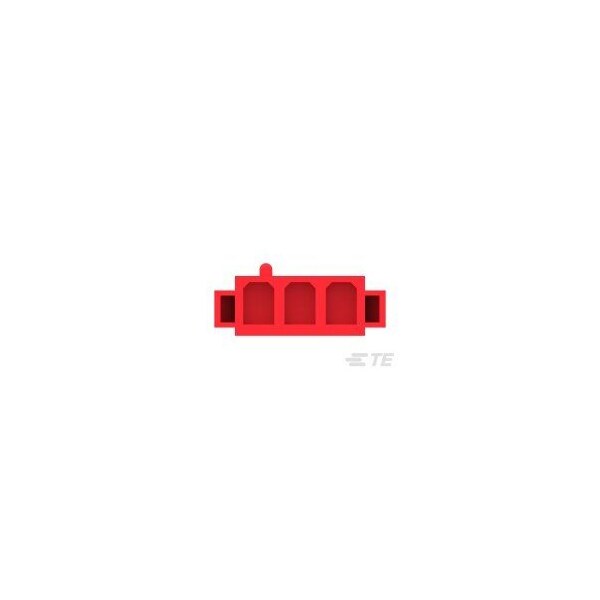Te Connectivity 03P CMNL PLUG HSG F/H RED - 1-480303-2