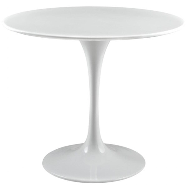 East End Imports Lippa 36 in. Wood Top Dining Table, White - EEI-1116-WHI