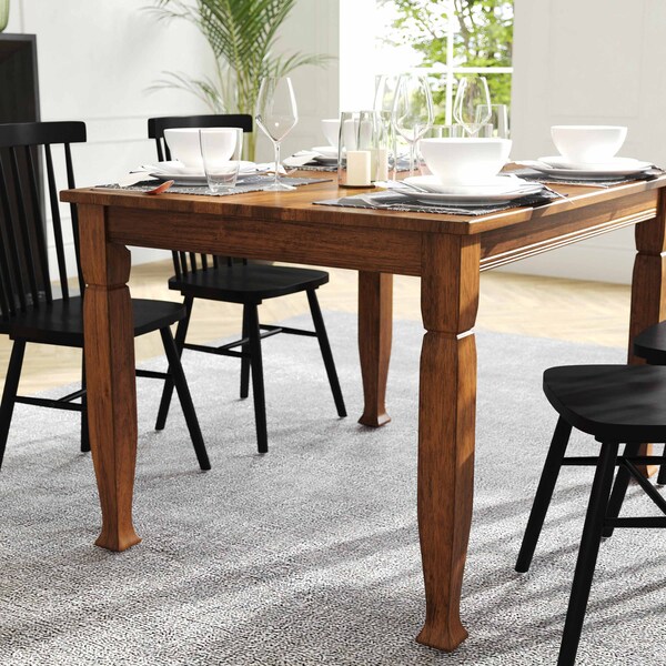 Flash Furniture Rectangle 36.25 in W, 47 in L, Rubberwood (Parawood) - KER-T-799-WAL-47-GG
