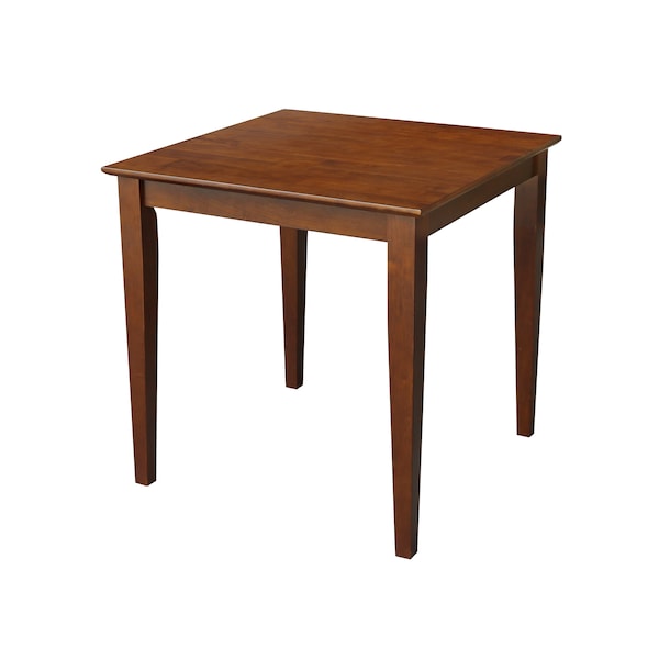 International Concepts Square Solid Wood Top Table, Espresso, 30 in W, 30 in L, 30 in H, Wood, Espresso - K581-3030-30S