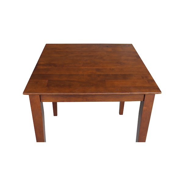 International Concepts Square Solid Wood Top Table, Espresso, 30 in W, 30 in L, 30 in H, Wood, Espresso - K581-3030-30S