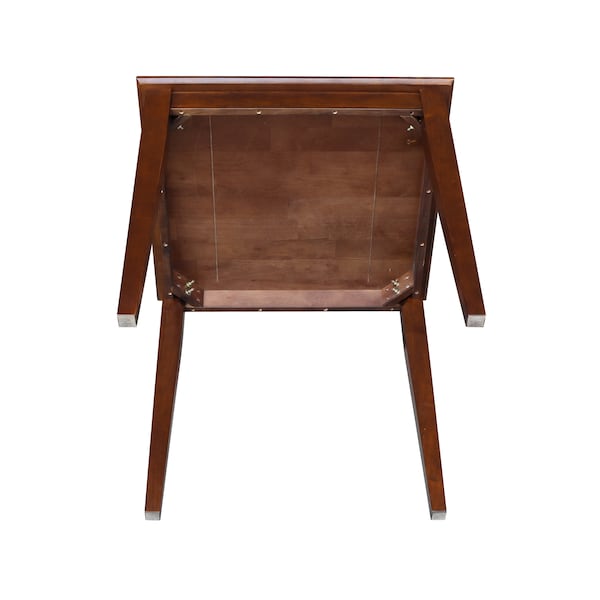 International Concepts Square Solid Wood Top Table, Espresso, 30 in W, 30 in L, 30 in H, Wood, Espresso - K581-3030-30S