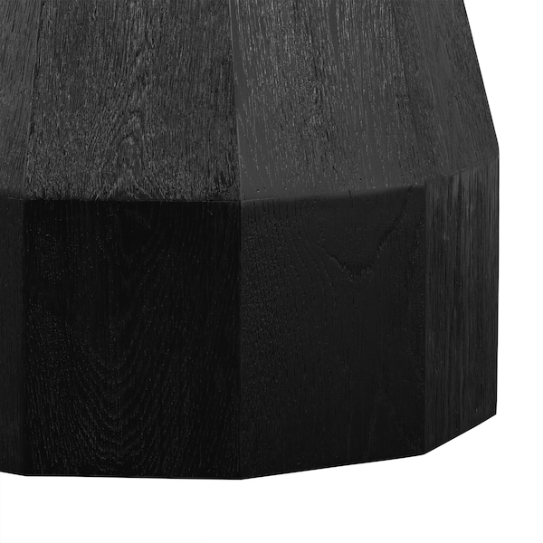 Armen Living Revival Concrete and Oak Round Dining Table - LCRVDICCGR