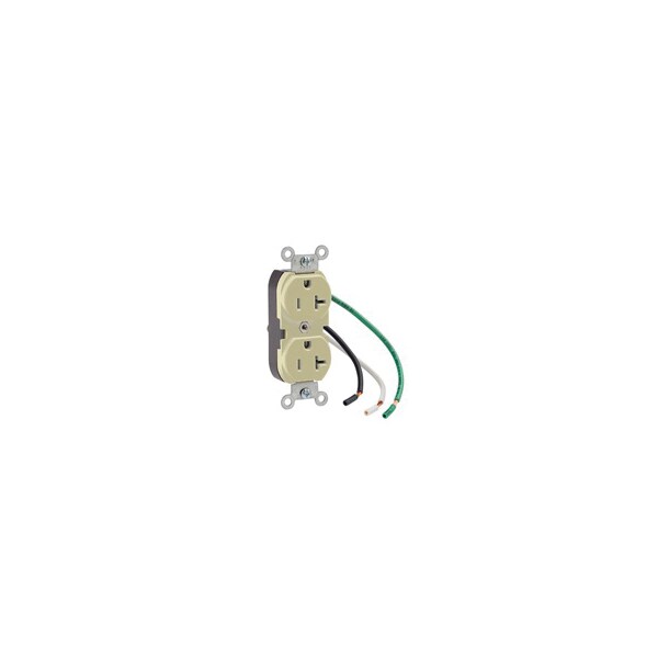 Leviton Electrical Receptacles 5-20R Recep Leaded Ivory - 5362-LI