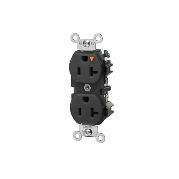 Leviton Electrical Receptacles Eb Rec Ig Dup Narrow 2Po 3Wi 20A125V - 5362-IGE