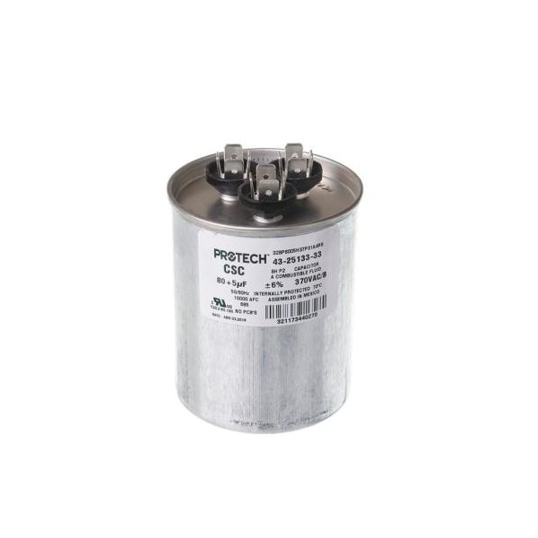 Rheem PRO 80/5/370 DUAL ROUND CAP, 43-25133-33 - 43-25133-33