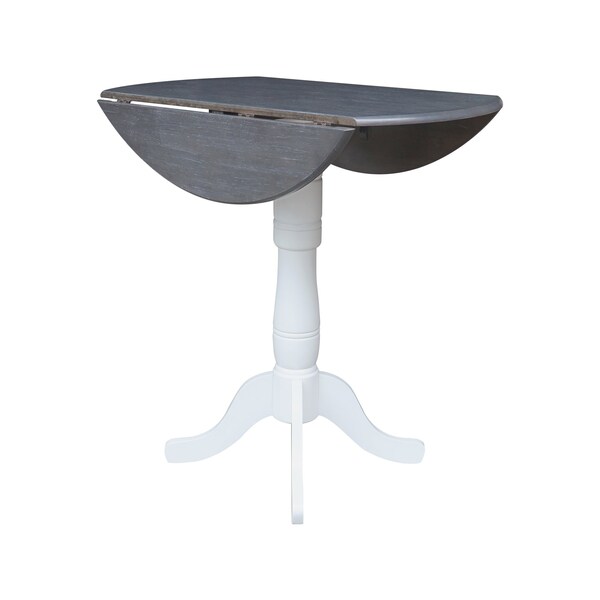 Whitewood Industries Extension Dining Tables, 45 in L, 38 in H, Parawood - K05-42DPT-6B-2