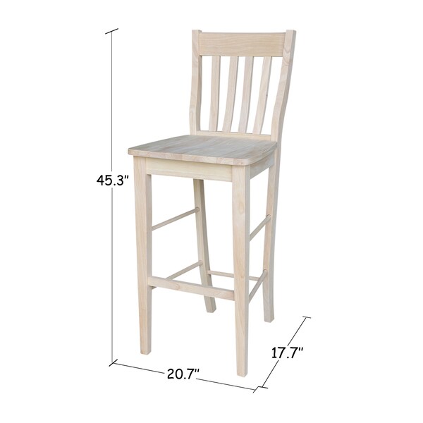 International Concepts 36" Round Extension Dining Table 40.9"H With 4 Cafe Bar height Stools - K-36RXT-27B-S6163-4