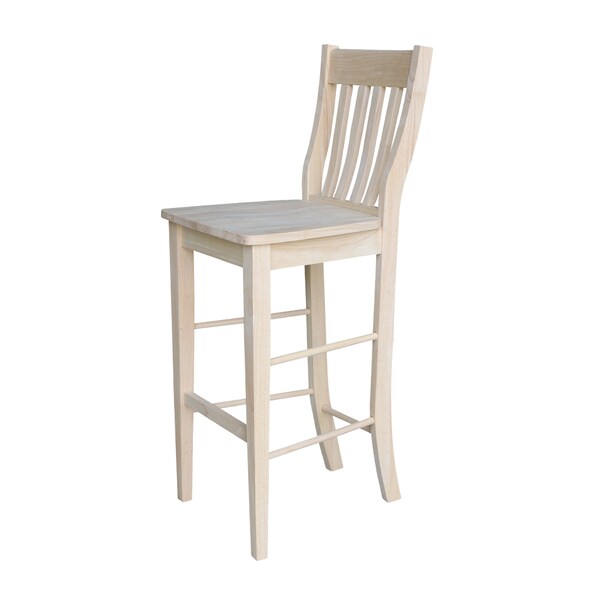 International Concepts 36" Round Extension Dining Table 40.9"H With 4 Cafe Bar height Stools - K-36RXT-27B-S6163-4