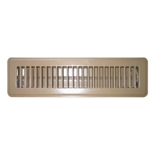 Greystone Greystone C150MB02X12 Heavy-Duty Floor Register  Brown - 2 x 12 in. - 43332
