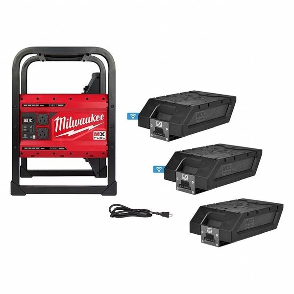 Milwaukee Tool 1800 Watt Power Supply Kit, Battery Powered - MXF002-2XC, MXFXC406