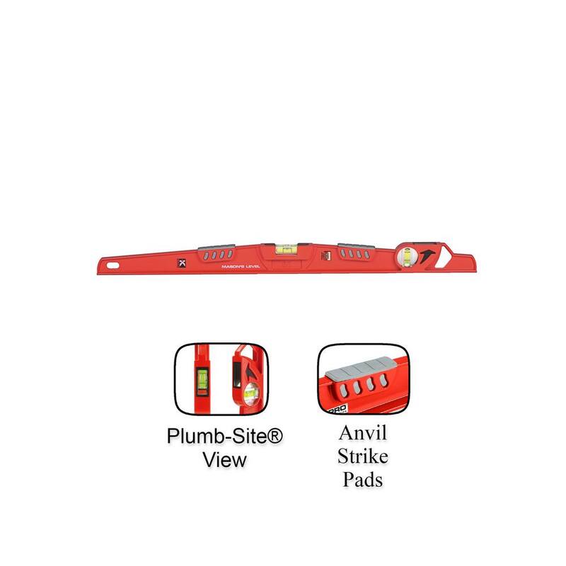 Unbranded 24 in. Shark Mason's Level with Plumb Site - 920-10-24