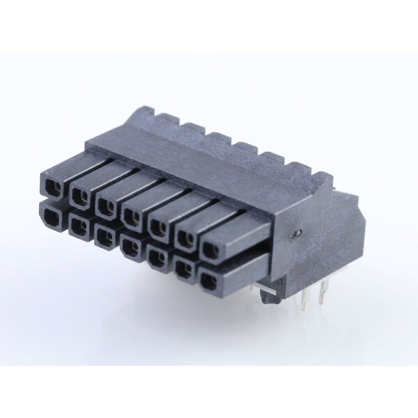 Molex Rectangular Power Connector, 14 Contact(S), Female, Solder Terminal, Receptacle - 447641401