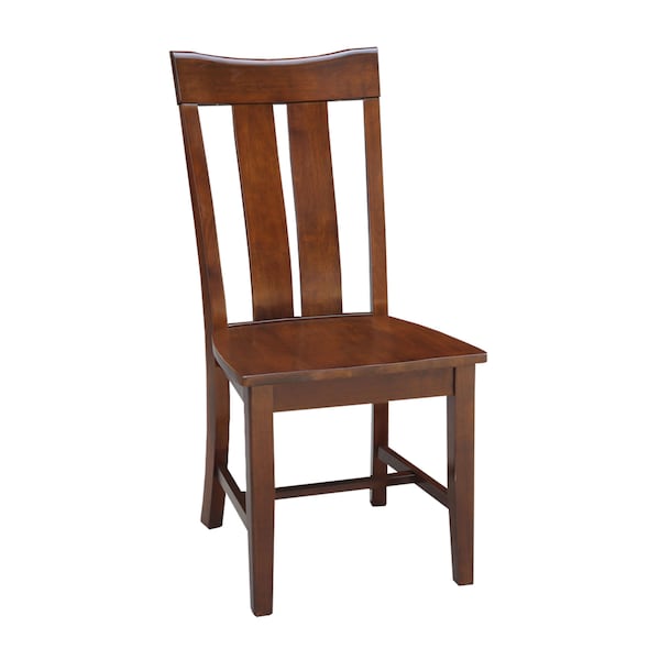 International Concepts 42 in. Dual Drop Leaf Table with 4 Splat Back Dining Chairs - 5 Piece Dining Set - K581-42DP-C-13-4