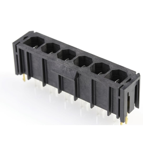 Molex Rectangular Power Connector, 6 Contact(S), Male, Solder Terminal, Receptacle - 431604306