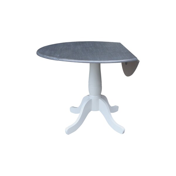 Whitewood Industries Extension Dining Tables, 45 in L, 38 in H, Parawood - K05-42DPT
