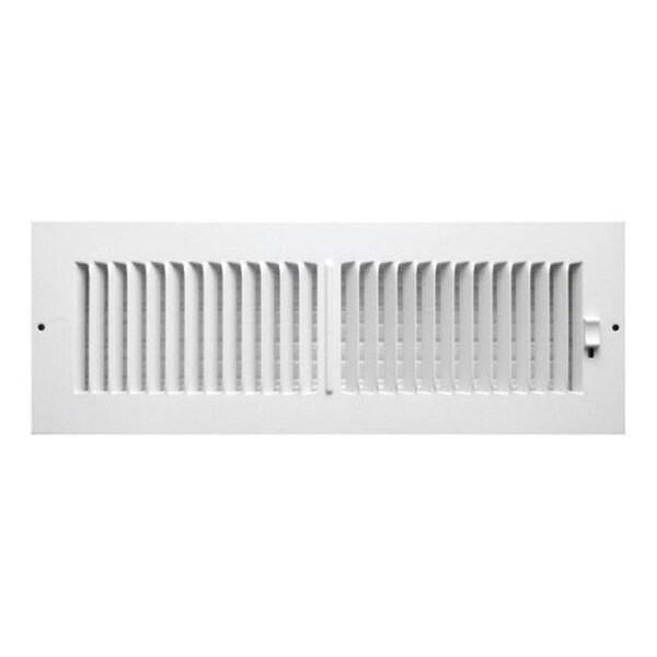 Greystone Greystone C102M14X04 2 Way Sidewall Ceiling Register  14 x 4 in. - 4302246