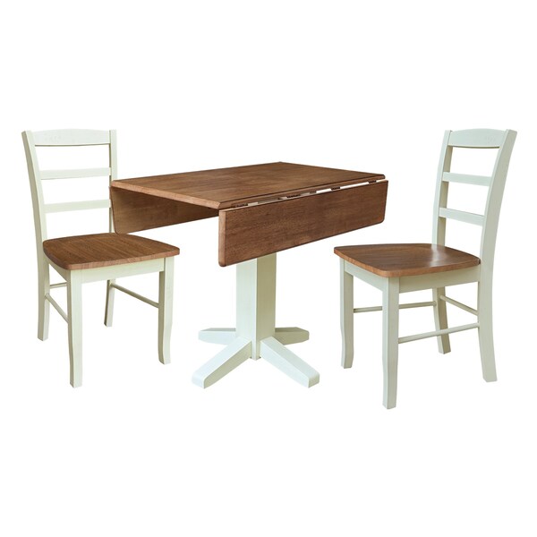 Whitewood Industries Rectangular Drop Leaf Dining Tables, 36 in W, 30 in L, 36 in H - K79-36SDP-C2-2