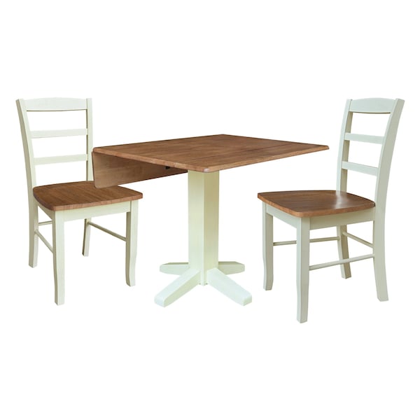 Whitewood Industries Rectangular Drop Leaf Dining Tables, 36 in W, 30 in L, 36 in H - K79-36SDP-C2-2