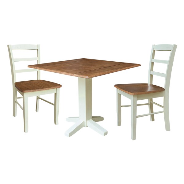 Whitewood Industries Rectangular Drop Leaf Dining Tables, 36 in W, 30 in L, 36 in H - K79-36SDP-C2-2