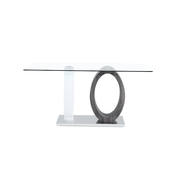 Global Furniture Usa Contemporary  D1628Dt + D915Dc Grey - 2798