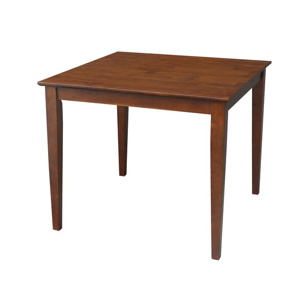 International Concepts Square 36x36 Dining Table with 2 Chairs, Espresso, 36 in W, 36 in L, 30 in H, Wood, Espresso - K581-3636-C10-2