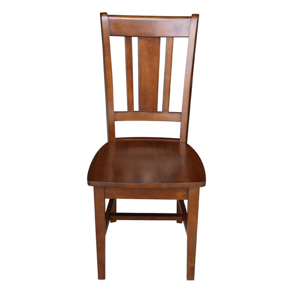 International Concepts Square 36x36 Dining Table with 2 Chairs, Espresso, 36 in W, 36 in L, 30 in H, Wood, Espresso - K581-3636-C10-2