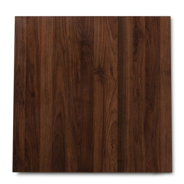 Baxton Studio Lovy Beige Upholstered Dark Walnut-Finished 5-Piece Wood Dining Set - 155-9580