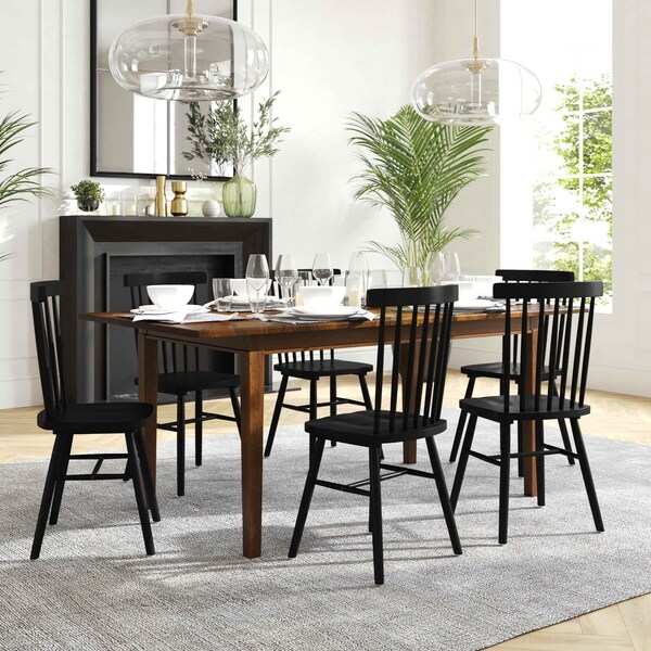 Flash Furniture Rectangle 36" W, 72" L, Rubberwood (Parawood), Brown Matte - KER-T-217EX-BRN-72-GG