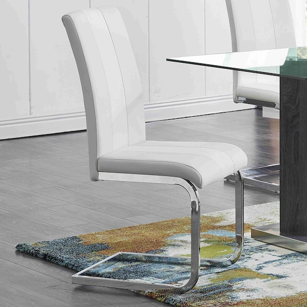 Global Furniture Usa Contemporary  D1628Dt + D915Dc White - 2799