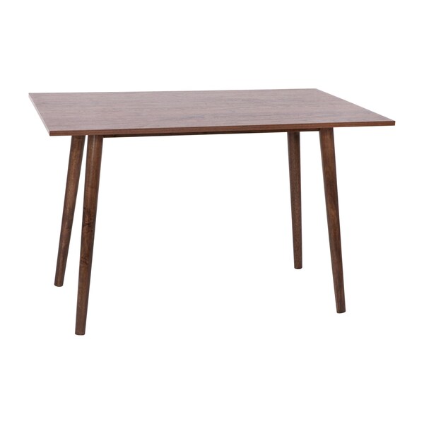 Flash Furniture 30 W, 47.25 L, 29.75 H, Particleboard, Rubberwood (Parawood) - EM-DT16001-WAL-GG