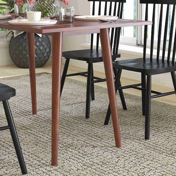 Flash Furniture 30 W, 47.25 L, 29.75 H, Particleboard, Rubberwood (Parawood) - EM-DT16001-WAL-GG