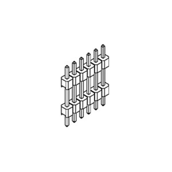 Molex Board Stacking Connector, 5 Contact(S), 1 Row(S), Male, Straight, 0.1 Inch Pitch, Solder Terminal,  - 879370502