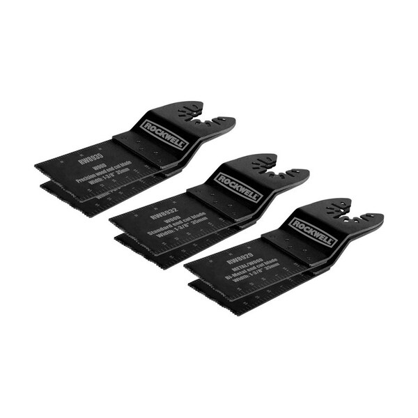Rockwell Rockwell Sonicrafter 1.375 in. L Metal E-Cut Saw Blade Set 6 pk - RW8981K
