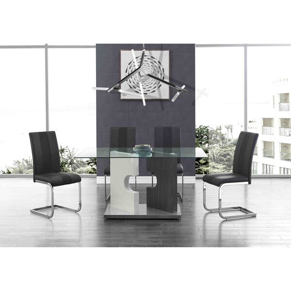 Global Furniture Usa Contemporary  D219Dt + D915Dc Grey - 2808