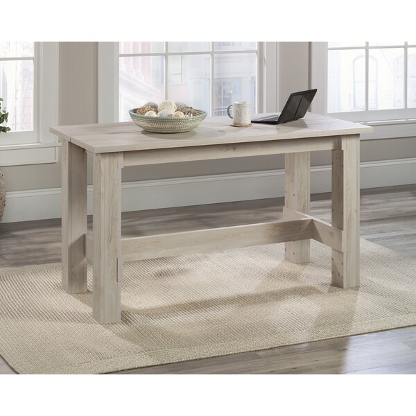 Sauder Dining Table, 55.12 in W, 25.59 in L, 30.12 in H, Engineered wood - 432076