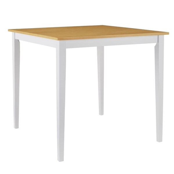 Progressive Furniture Christy White Wood Square Counter Table - D878-12