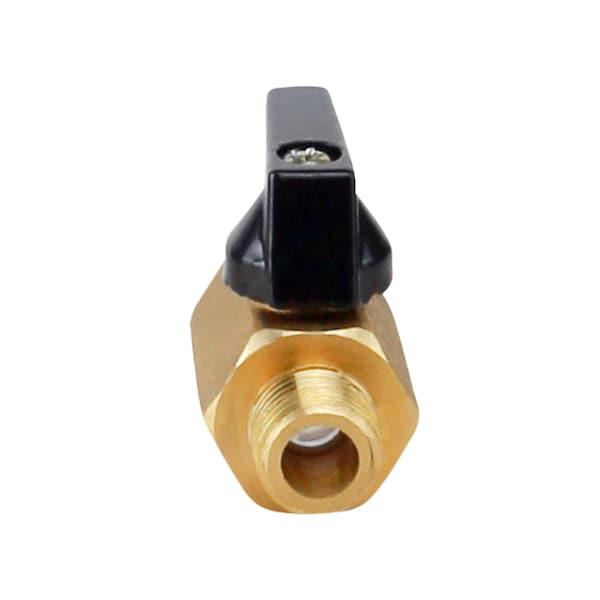 Everflow MIPxFIP Boiler Trim Isolation Valve, Gauge Isolator, Forged Brass 1/4" - 1414MF