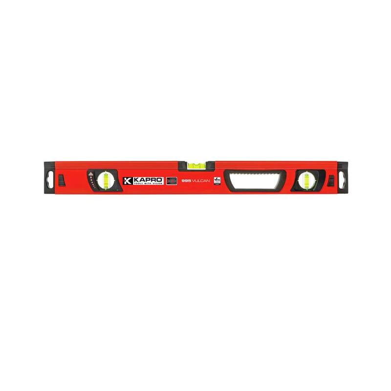 Kapro 24 in. Vulcan Magnetic Box Level with Magnified Vials and Plumb Site - 995-41X-24M