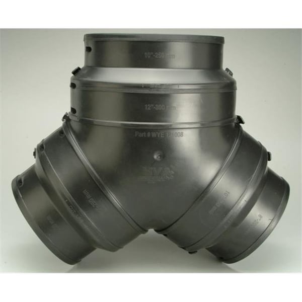 Havaco Quick Connect Havaco Quick Connect HTY-12 Large Snap Together Wye 12-10-8 in. - HTY-12