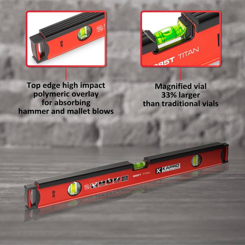 Kapro 985T Titan 24 in. Mason Box Level - 985T-41X-24