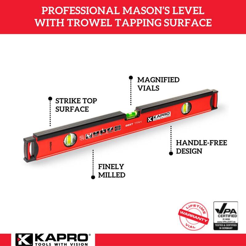Kapro 985T Titan 24 in. Mason Box Level - 985T-41X-24