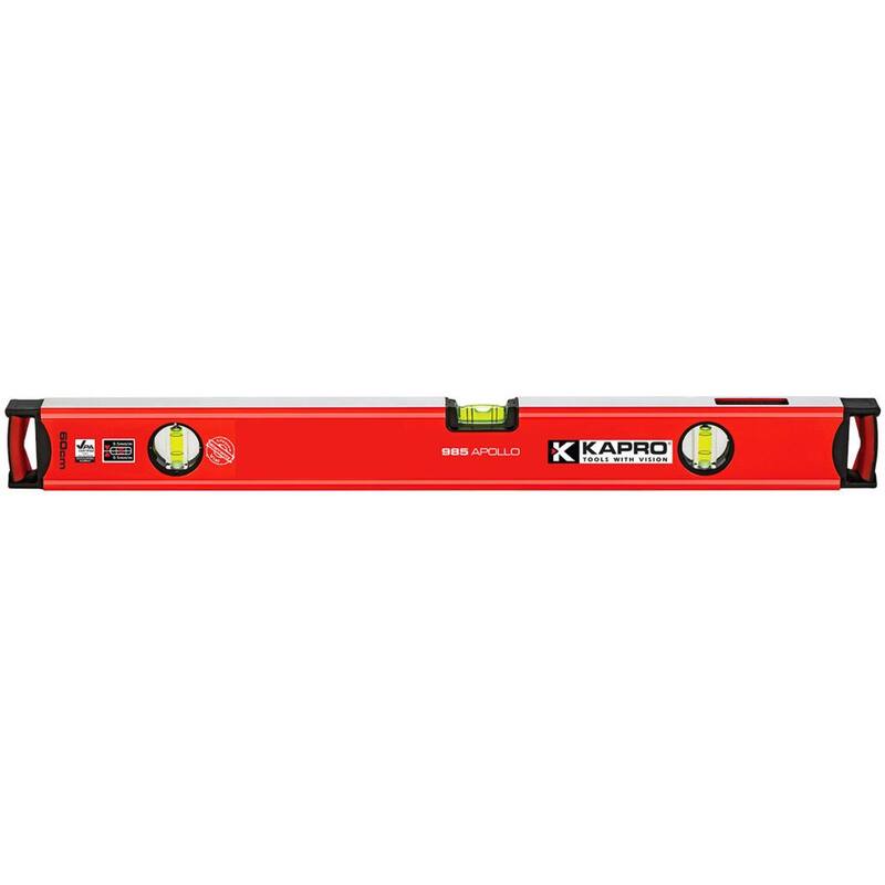 Kapro 24 in. Professional Magnetic Aluminum Box Level with Magnified Vial and Plumb Site - 985-41X-24M